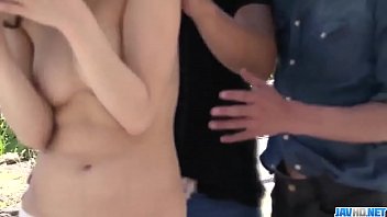 Preview 3 of Babita Ji X Videos - Misaki Oosawa blows dicks then fucks in perfect outdoor  - More at javhd.net