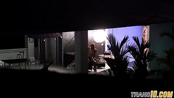 Preview 4 of Brcc Demi - Smalltitted ts cocksucking at gloryhole