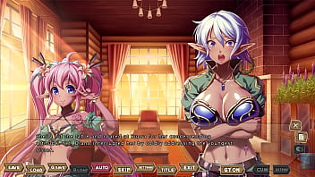 Preview 1 of Jap Host - Namaiki Dark Elf Sisters,  Cocky Chicks Craving Creampies. 2.