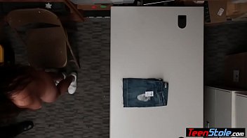 Preview 2 of Nadiam Ali - Tight brunette teen thief punish fucked by a LP officer