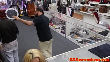 Preview 2 of Xxx 4k Hd Vedeo - Pawnshop amateurs sucking for cash in trio