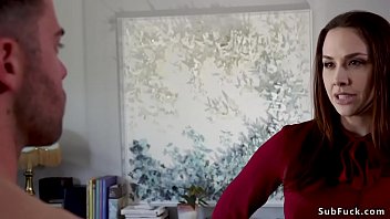Preview 2 of Sun Creampies Mom - Guy anal fucks gf and her in bondage