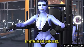 Preview 2 of Sixy Vadeos - Entrenamiento con Widowmaker [Overwatch Hentai 3D]