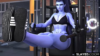 Preview 1 of Sixy Vadeos - Entrenamiento con Widowmaker [Overwatch Hentai 3D]