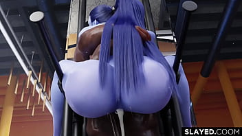 Preview 4 of Sixy Vadeos - Entrenamiento con Widowmaker [Overwatch Hentai 3D]