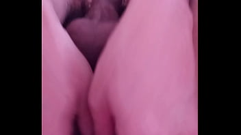 Preview 4 of Outdoor Dogging In Fishnets - Cum with cucumber in ass