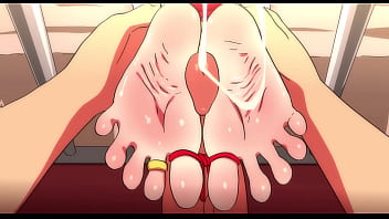 Preview 4 of One Boy Sex Two Aunty - Chizuru Tied up Footjob