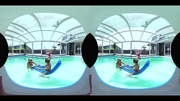 Preview 2 of Seachprovides Guidance - Foursome With Big Tits and a Pool