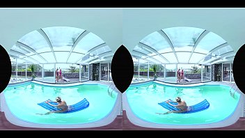 Preview 1 of Seachprovides Guidance - Foursome With Big Tits and a Pool