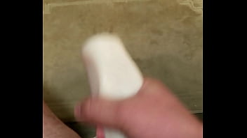 Preview 1 of Pene Afuera - Jacking off with a Onahole
