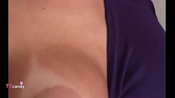 Preview 1 of Mom And Sons Fucking Incest - Foreplay with big tits Tgirl