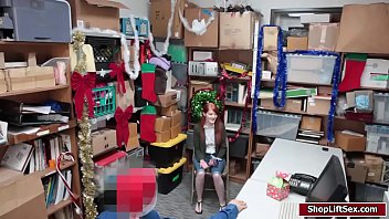 Preview 1 of Very Strict Hogtie - LP officer fucks shoplifters tight pussy
