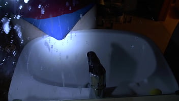 Preview 1 of Part2 Doctor - peeing blue underpants over sink