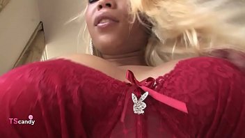 Preview 1 of Arab And Boy - Big tits blonde shemale solo