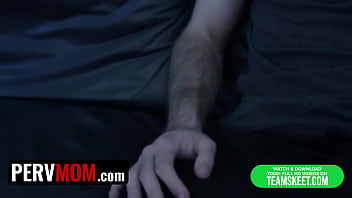 Preview 1 of Sunny Leone X Actress - stepMommy cheers stepson up with a blowjob