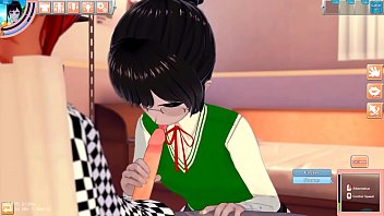 Preview 2 of Complete Teen Handjob Movies - 3D Hentai - Koikatu - Pale Burnette