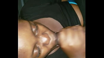 Preview 2 of Fishnet Pantyhose Highhill - Bbc facial