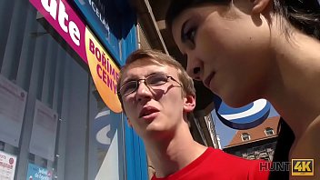 Preview 1 of Toliets Babys - HUNT4K. Smart man knew how to seduce pretty teen for stack of cash