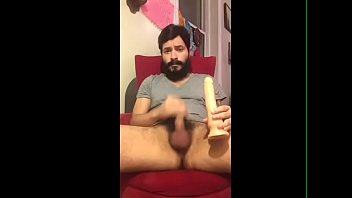 Preview 1 of Sex Bd Hd Video - Hot bearded guy toying his ass