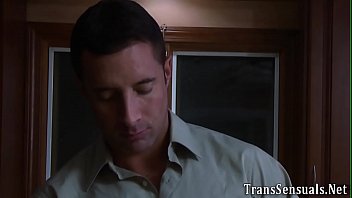 Preview 4 of Wife Creampie Sex Tube - Trans babe rides dick