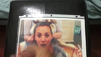Preview 3 of Xxxx Momm Hot Bedio - Kaley Cuoco Cum Tribute