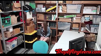 Preview 1 of For Nm - Slutty shoplifter sucking and fucking mall cop for facial in hd