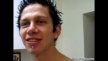 Preview 1 of Junior Jk - Skinny homo takes soaked in piss clothes off to masturbate