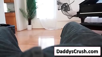 Preview 3 of Gerboydy Silena - Miley Cole sexy horny teen busy with thick cock