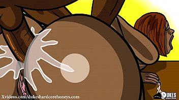 Preview 4 of Breast Expansion Masturbation - Big booty Black BBW take huge cock up her ass.