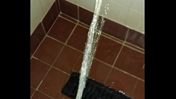 Preview 2 of Rajasthan Xxs Com - Pissing all over my cubicle in a public shower.
