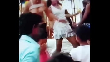 Preview 4 of Black Double Partner Sex - Indian girl naked dance on stage