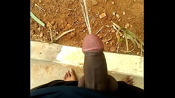 Preview 2 of Dildo In Remote Control - Peeing outdoors