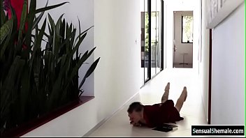 Preview 1 of Old Young Gilr - Hunk guy screwed Tgirl masseuses tight ass