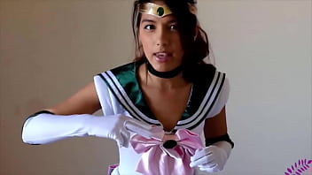 Preview 1 of My Monster Coock - Jupiter has to eat her Squirts after gagged with panties