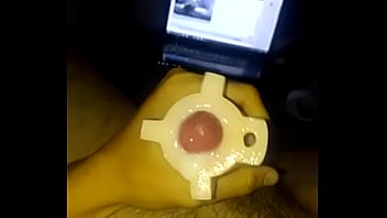 Preview 3 of Big Bust Bust - pajazo fleshlight despues de un porrito