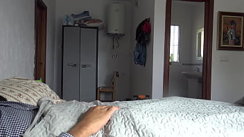 Preview 1 of Sexy Kristina St James Anal - A Turkish hotel maid is SCARED when a German guest shows his big white cock