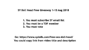 Preview 3 of Sapna Chaudhary Xxx Hd Porn - Win Free SY Sex Doll Head Time Limit 15/8/2018 | https://www.sydolls.com/free-sex-doll-head/