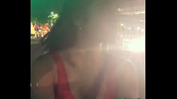 Preview 3 of Hidie Mom - Cute Indian Girl Cleavage in Auto