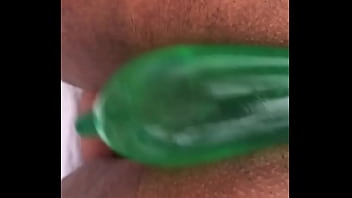 Preview 4 of Silk Pek - condom full of piss inside her pussy