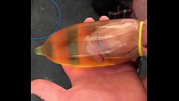 Preview 2 of Davis Mom - Piss filled condom