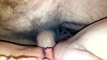 Preview 1 of Gentle Strapon - hubbys cum shot