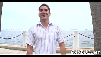 Preview 3 of Brazzerscom Beutiful - Spruce hunk lured into having wild blowjob with gay