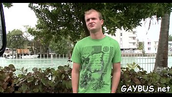 Preview 1 of 2 Bays One Girls - Handsome hunk lured into having wild oral-stimulation with homo