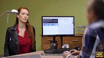 Preview 1 of Dad Uncle Forced - LOAN4K. Agent in credit company loves boobs of his gorgeous customer