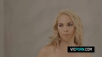Preview 1 of Y Daughter Com - Hot blonde wife Ambra Dolce getting fucked after shower
