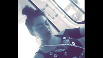 Preview 1 of Cunt Hair Mom - Pechos grandes en el taxi