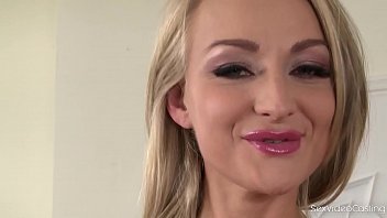 Preview 3 of Soophia Leone - Sex video casting with Russian bombshell Kayla Green makes you masturbate