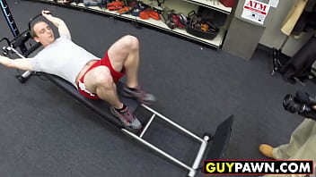 Preview 1 of Natalie Monrep - Workout enthusiastic homo exercises in spitroast threesome