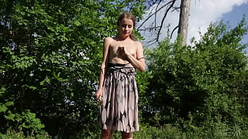Preview 2 of Xxx X Hd Com - Masturbation In The Bushes With Wild Cutie Julianna!