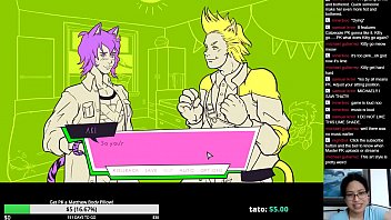 Preview 4 of Busty Blonde Harmony Anal Scene - PKLucky Yaoi Game Jam